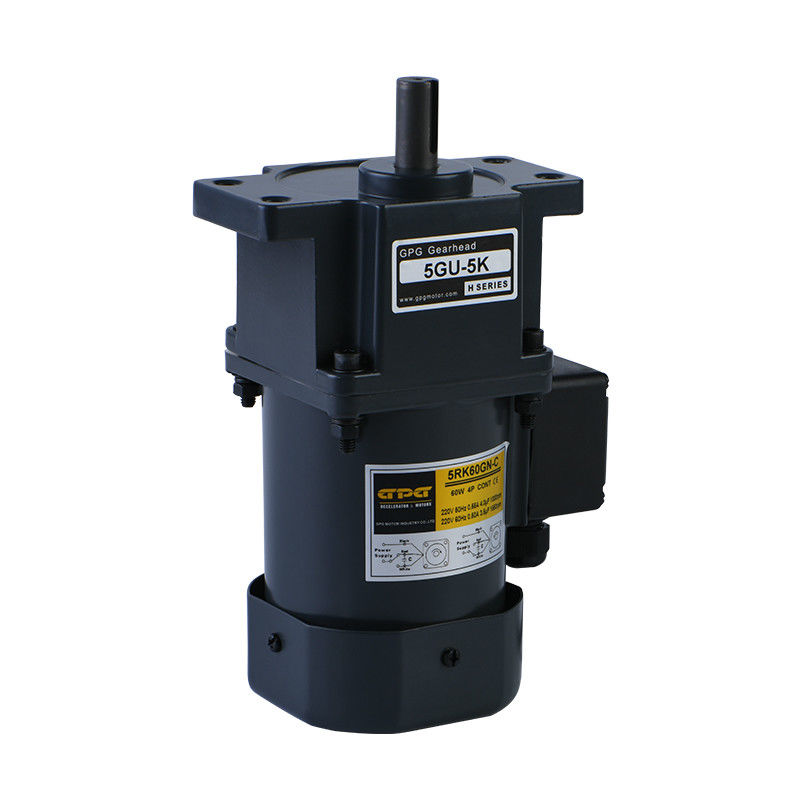 Moteur à engrenages microac 6w-250w avec moteur de régulation de vitesse de certification CE