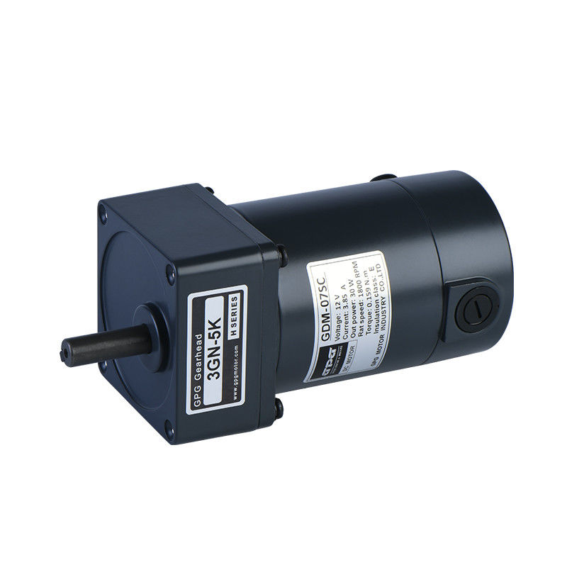 15W moteur à engrenages CC GDM-06SC 2DC 12-24V 1800RPM 3200RPM Compatibilité avec la boîte de vitesses 2GN3-300K Moteur à courant continu commutation de la brosse