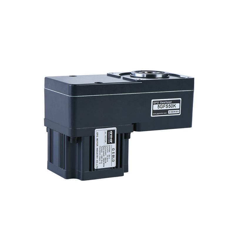 le VER À ANGLE DROIT PARALLÈLE SANS BROSSE GPG de C.C 2GN 3GN 4GN 5GU 6GU du MOTEUR 12V 24V 1800RPM 3000RPM de VITESSE de 20W BLDC A EMBRAYÉ le MOTEUR