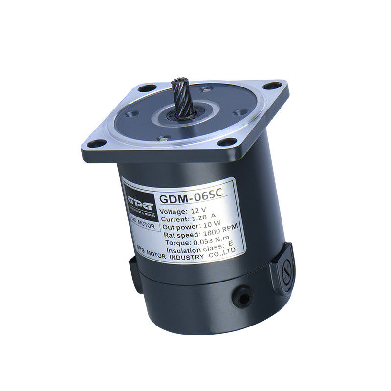 le C.C ÉLECTRIQUE de BRIDE de PLACE du MOTEUR 60MM 12V 24V de C.C 20W CIRCULE EN VOITURE le MOTEUR de C.C de BROSSE d'AXE de CLÉ d'AXE du ROND 1800 3200RPM