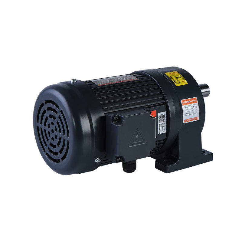 boîte de vitesse de moteur électrique de 100w 0.125hp moteur de 3 phases avec l'axe de la boîte de vitesse 18mm de réduction