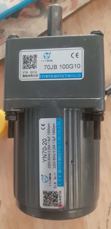 YN70-20 70JB20G10 petit moteur de vitesse à C.A. de 3 phases pour le soja Bean Milk Machine